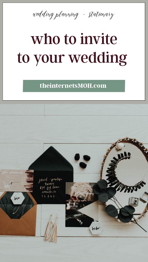 Who to Invite to Your Wedding | Kayla's Five Things