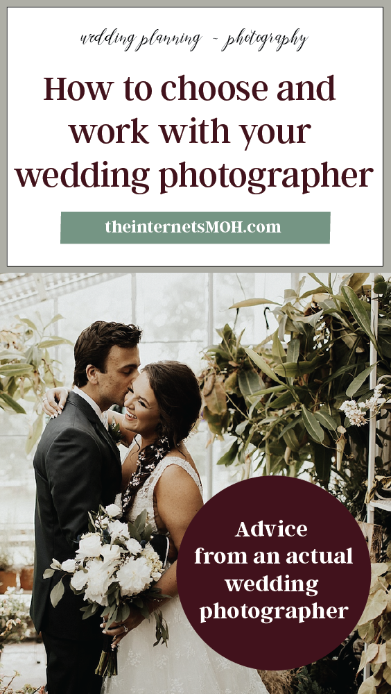 How to choose and work with your wedding photographer | The Internet's MOH
